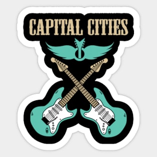 CAPITAL CITIES BAND Sticker